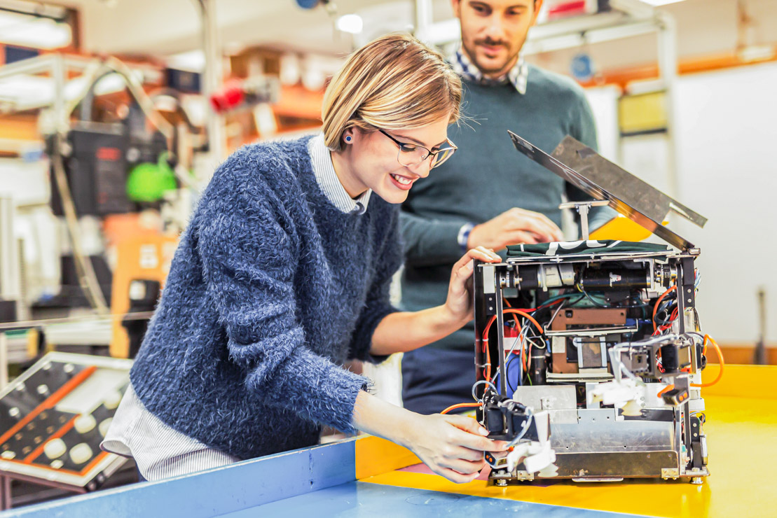 engineers working together