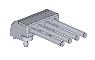 Figure 8: Board mount light pipes are available as arrays to prevent light bleed among closely spaced indication LEDs. [Source: Bivar]