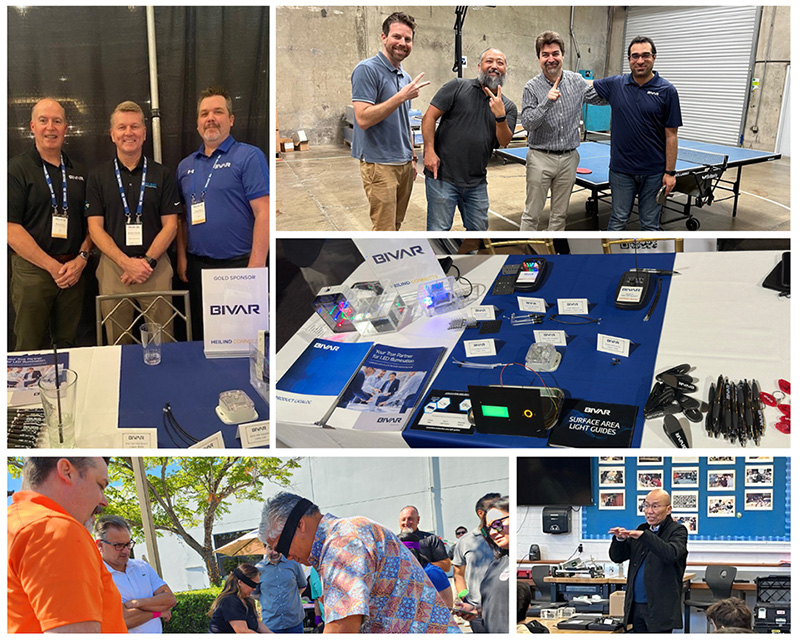 Collage images of Bivar employee owners working together.