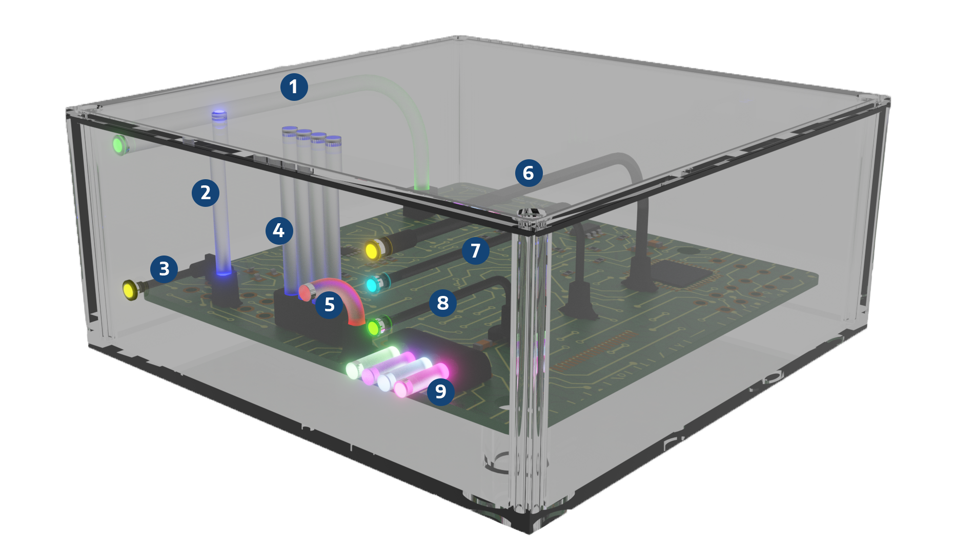Bivar's featured Board Mount rigid and Flexible Light Pipes from SZR, UHF, LPV, LPAV, LPR, LPAR, SZ, SZ IP54, and SMFLP series